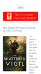 Mobile Screenshot of christian-fantasy-book-reviews.com