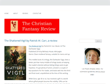 Tablet Screenshot of christian-fantasy-book-reviews.com